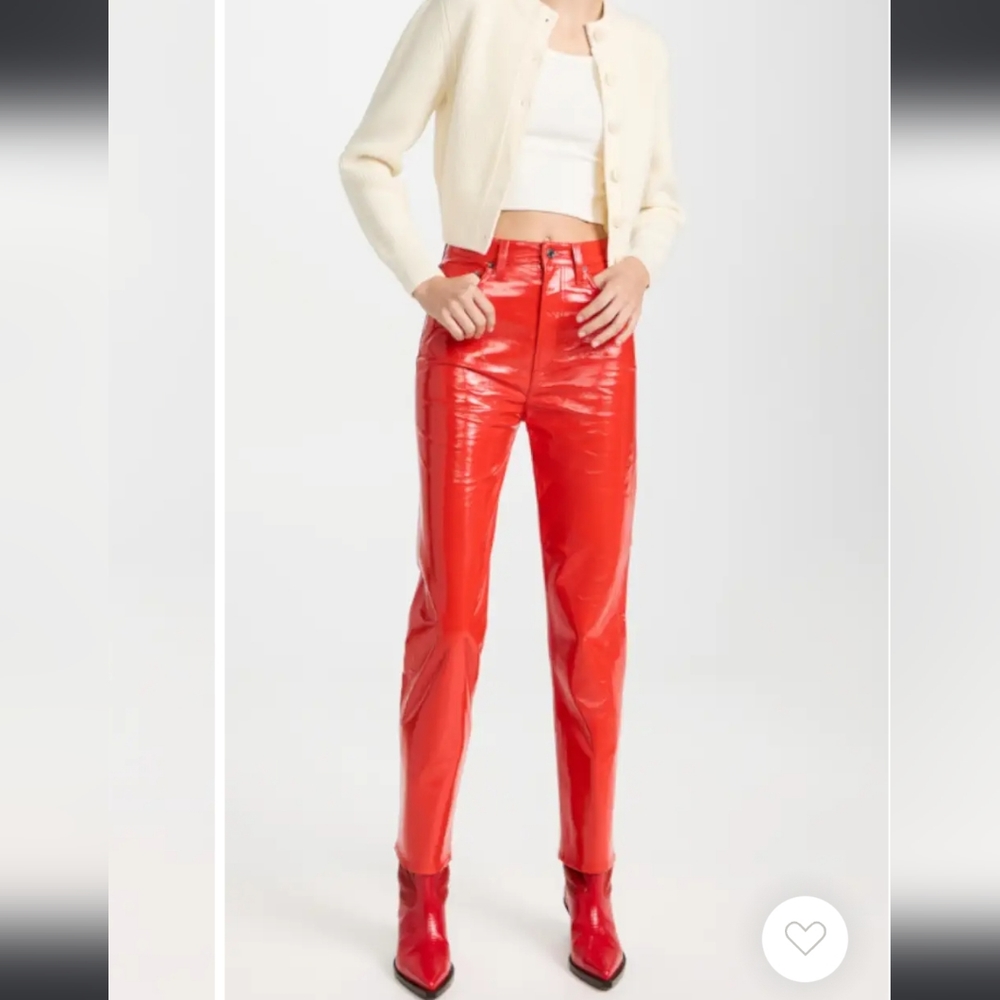 Agolde Recycled Leather 90's Pinch Waist